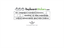 Tablet Screenshot of keyboard-stickers.com